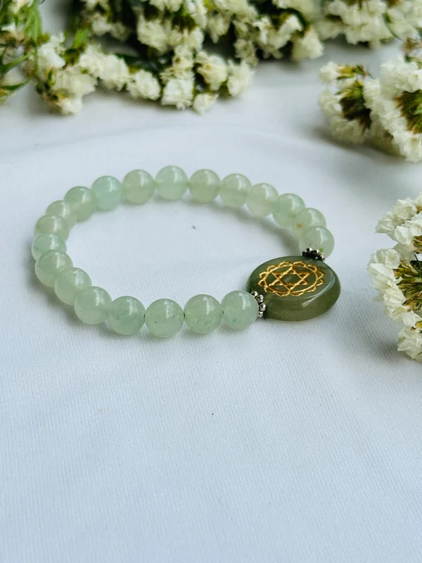 Green Calcite Heart Chakra Bracelet